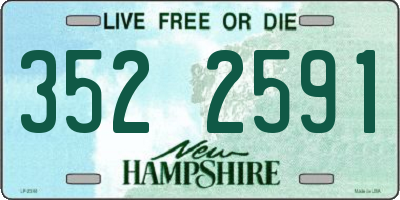 NH license plate 3522591