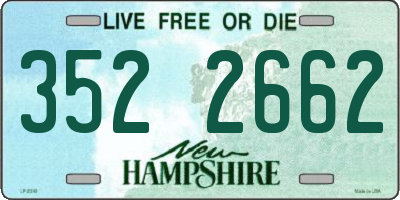 NH license plate 3522662