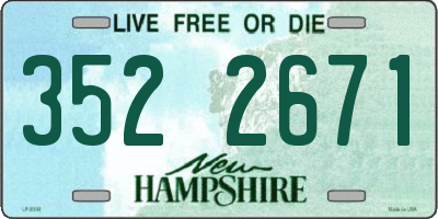 NH license plate 3522671
