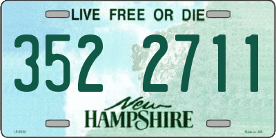 NH license plate 3522711