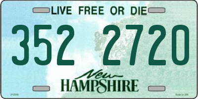 NH license plate 3522720