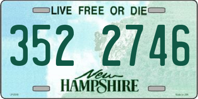 NH license plate 3522746