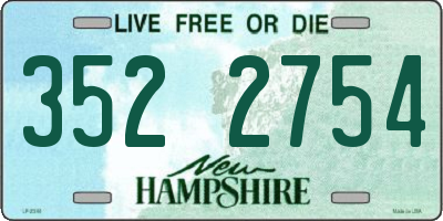 NH license plate 3522754
