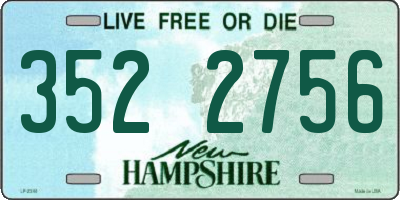 NH license plate 3522756