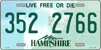 NH license plate 3522766