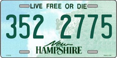 NH license plate 3522775