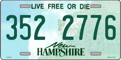 NH license plate 3522776