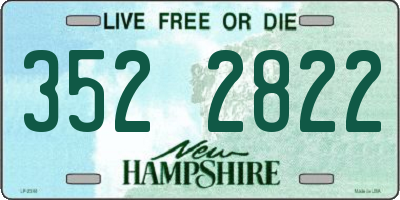 NH license plate 3522822