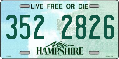 NH license plate 3522826