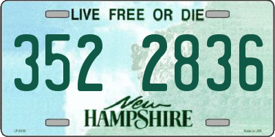 NH license plate 3522836