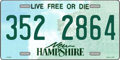 NH license plate 3522864