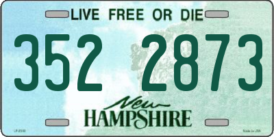 NH license plate 3522873