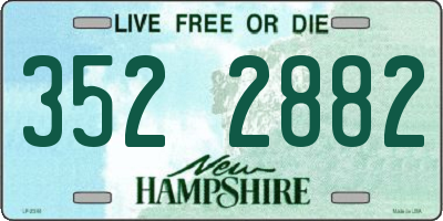 NH license plate 3522882