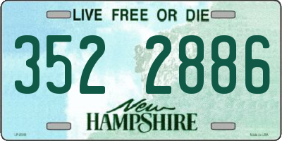 NH license plate 3522886