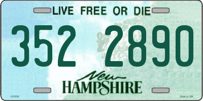 NH license plate 3522890