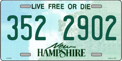 NH license plate 3522902