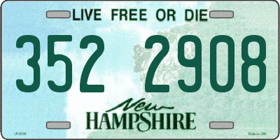 NH license plate 3522908