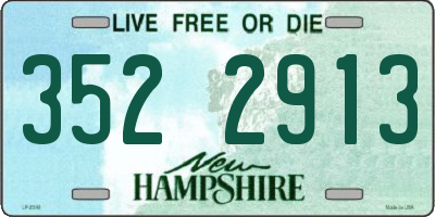 NH license plate 3522913