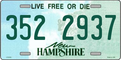 NH license plate 3522937