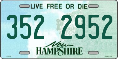NH license plate 3522952