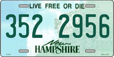 NH license plate 3522956