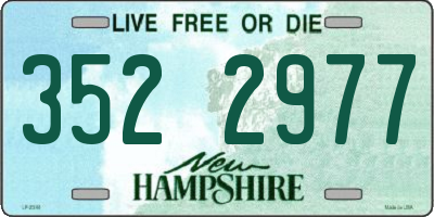 NH license plate 3522977