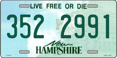 NH license plate 3522991