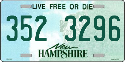 NH license plate 3523296