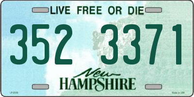 NH license plate 3523371