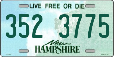 NH license plate 3523775