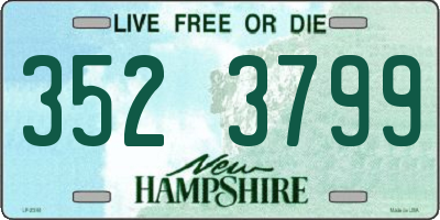 NH license plate 3523799