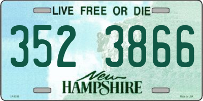 NH license plate 3523866