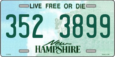 NH license plate 3523899