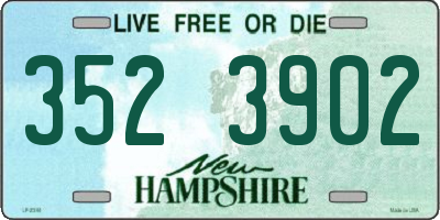 NH license plate 3523902