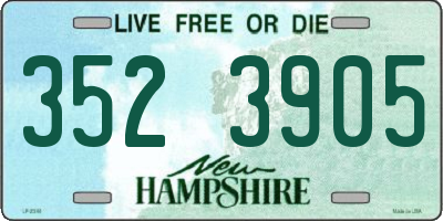 NH license plate 3523905
