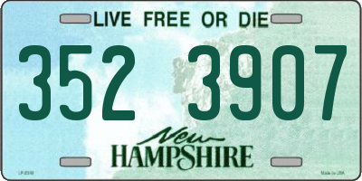NH license plate 3523907