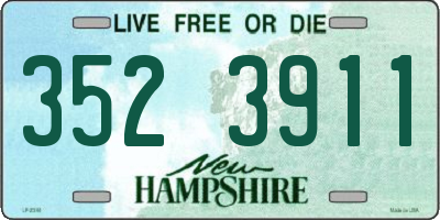 NH license plate 3523911