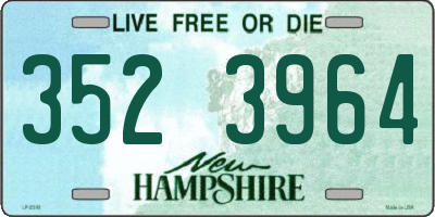 NH license plate 3523964