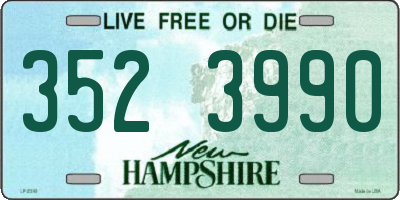 NH license plate 3523990
