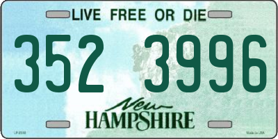 NH license plate 3523996