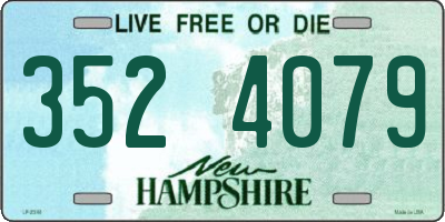 NH license plate 3524079
