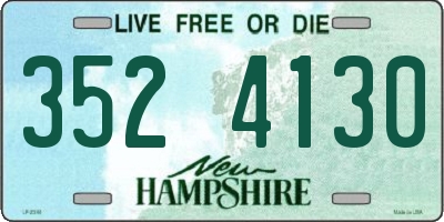 NH license plate 3524130