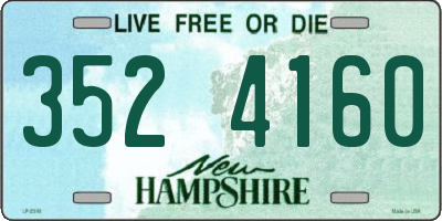 NH license plate 3524160
