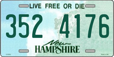 NH license plate 3524176