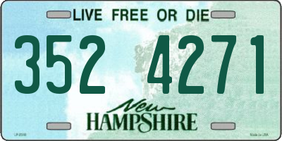 NH license plate 3524271