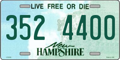 NH license plate 3524400