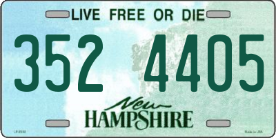 NH license plate 3524405