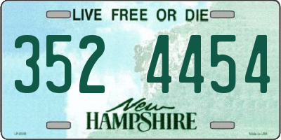 NH license plate 3524454