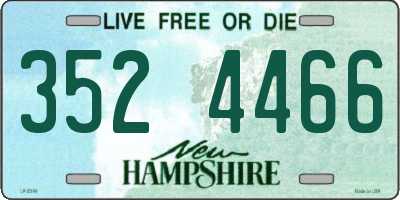 NH license plate 3524466