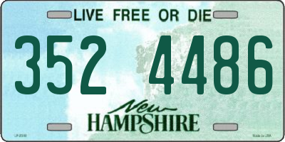 NH license plate 3524486